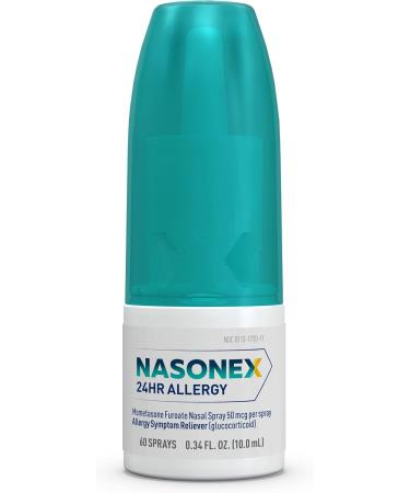 Nasonex 24Hr Allergy Nasal Spray - 60 Spray | Fast-Acting Relief for Allergies - Buy Online on GoSupps.com
