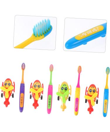 Minkissy Children's Suction Toothbrush Set - 4 Pack Fun Tooth Cleaning Toys for Kids - Best Children's Toothbrush for Effective Oral Care - Buy Online on GoSupps.com