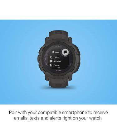 Garmin Instinct 2 Outdoor GPS Watch - Graphite, Non-Solar, 45mm, Multi-GNSS Support - Buy Online on GoSupps.com