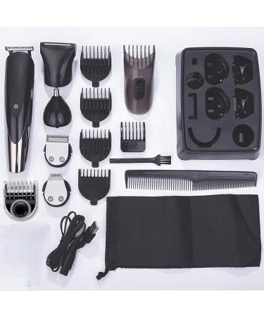 Professional Waterproof Hair Clippers & Grooming Kit for Men | All-in-One Electric Trimmer for Beard Body & Face - Buy Online on GoSupps.com