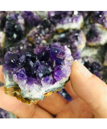 Crystal 100g raw Natural Amethyst Quartz Crystal Gemstone Reiki Crystal Cluster Specimen Home Decoration Madagascar