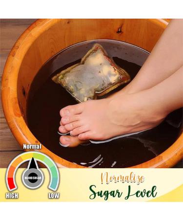 10PCS Natural Herb Foot Soak for Lymphatic Drainage & Pain Relief - Ginger, Wormwood, Saffron Spa Bag for Leg Slimming & Muscle Relaxation - Buy Online on GoSupps.com