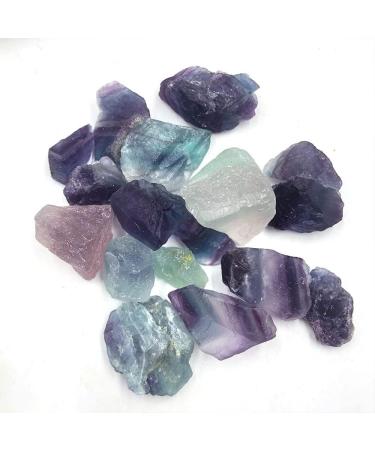 Natural Raw Rainbow Fluorite Stone Quartz Crystals Rock Aquarium Home Room Decoration Gemstone kaixun - Buy Online on GoSupps.com