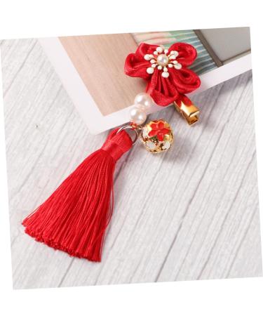 ABOOFAN 2 Pairs Chinese Style Hairpins Tassel Hair Clips Hair Clips for Girls Girl Hair Clips Japanese-style Hairpin Kids Hairpin for New Year Hair Clip for Han Chinese Clothing Bow Tie - Buy Online on GoSupps.com