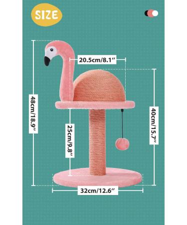 Petepela Cat Scratching Post - Interactive Toy Ball - Replacement Sisal Scratching Pole - Pink - Buy Online on GoSupps.com
