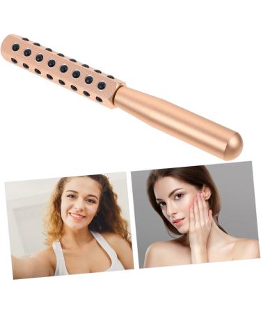 Healeved 1pc Make up Case Face Massage Stick Eye Massagers Practical Beauty Stick Beauty Massage Stick Mini Eye Protruding Ear Corrector Eye Tool Miss Beauty Instrument Manual 16.5X2cm Golden - Buy Online on GoSupps.com