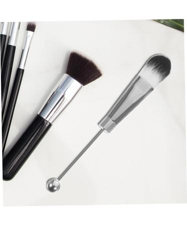FRCOLOR 2 Sets Metal Handle Makeup Brush Eye Shadow Eyebrow Brush Eyeshadow Loose Powder Brush Eye Makeup Brush Makeup Brush for Women Blush Brush Concealer Brush Beaded Stainless Steel - Buy Online on GoSupps.com