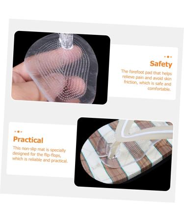 FRCOLOR 12 Pairs Forefoot Pads for Sandals | Gel Metatarsal Cushion & Heel Protectors - Soft Transparent Pain-Free Support - Buy Online on GoSupps.com