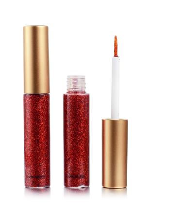 DekRion Glitter Eyeliner Red Giltter Eyeliner  Long-lasting Waterproof Eyeliner Eye Glitter Makeup  Silver  Gold  Pink Green High-pigmented Colorful Glitter Eyeliner Liquid 10Red - Buy Online on GoSupps.com