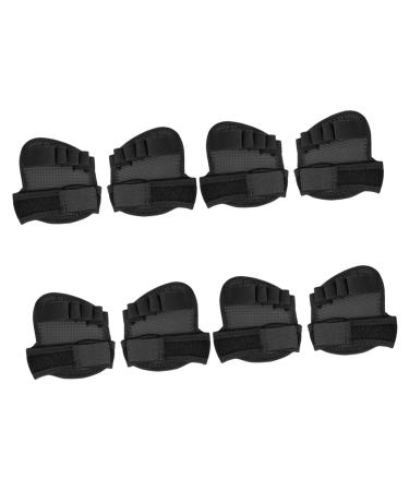4 Pairs Dance Yoga Mat Girl Forefoot Pads Anti-Slip Half Socks Non-Skid Toe Socks Toes Socks Breathable Forefoot Pads Anti-Slip Toe Socks Dancer Forefoot Pads Non-Slip Foot Pads