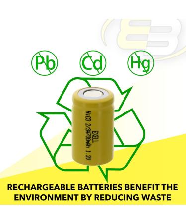 Exell 2/3A 1.2V 700mAh NiCD Rechargeable Battery | Ideal for Smoke Detectors IoT Devices & Security Systems - International Shipping - Buy Online on GoSupps.com