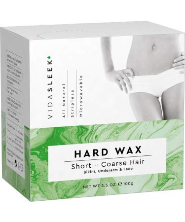 Hard Wax Kit for Face, Underarms, Bikini Hair Removal - Brazilian Waxing Kit for Women - Specifically for Coarse Hair - At Home Hair Remover - Buy Online on GoSupps.com