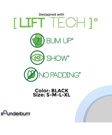 Rounderbum Men's Lift Jock Strap | Butt Lifting Shapewear Black Jock Brief - Buy Online on GoSupps.com