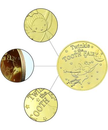 Tooth Fairy Coins - 20 Gold Coins for Kids | Perfect Lost Tooth Gifts & Souvenirs | Unique Tooth Fairy Gift Ideas for Boys & Girls - Buy Online on GoSupps.com