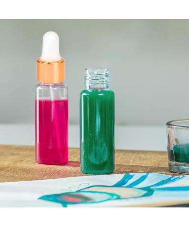 5Pcs Transparent Dropper Bottle 10ML Plastic Eye Dropper Bottles for Essential Oil Pipette Refillable - with Measured Pipette Funnel and Labels (White + Gold Cap) 10ml White + Gold Cap - Buy Online on GoSupps.com