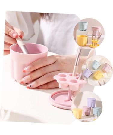 FOMIYES 6-Piece PP Washing Bowl & Eyeshadow Brush Cleaner Set - Essential Beauty Tool Kit for Effective Brush Cleaning - Buy Online on GoSupps.com