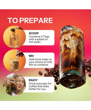 Moment Hot Girl Mushroom Coffee with Collagen Protein & Creatine Low Acidity Instant Coffee with Chocolatey Notes Lion s Mane Reishi & L-Theanine for Energy Focus & Mental Clarity 25 Servings - Buy Online on GoSupps.com