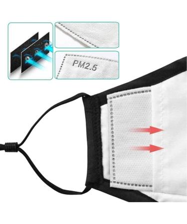 100 professional activated carbon filter replacement anti-fog mats 5-layer anti-fog - Buy Online on GoSupps.com