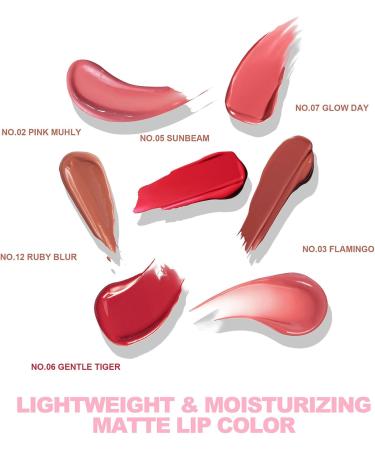 Ensemble De Brillant L vres Mat 6 Couleurs Riches Pour L'usure Tous Les Jours Et F tes Liquide Relepstick Set Pour Femmes Maquillage Valentin Gift Lip Gloss 02style - Buy Online on GoSupps.com