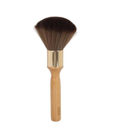 Ergonomic Neck Duster Brush - Portable Wooden Hairbrush for Hairdressers | Large Size | International Shipping - Buy Online on GoSupps.com