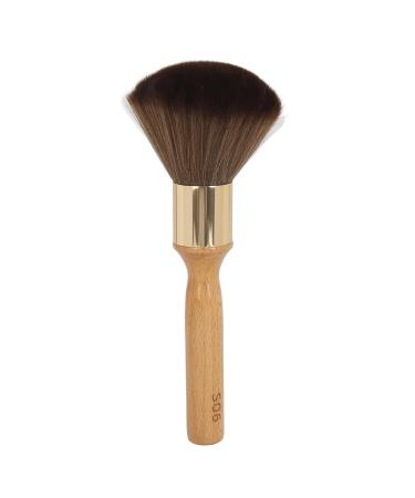Hair Cutting Neck Duster Brush Barber Neck Duster Brush Beech Wood Neck Duster Brush with Ergonomic Handle Fine Fiber Brushes for Home and Salons