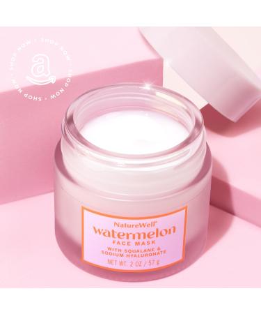 Shop NATURE WELL Watermelon Face Mask - Hydrating & Radiant Complexion 2 Oz (Pack of 2) | International Shipping Available - Buy Online on GoSupps.com