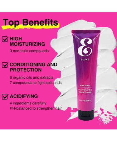 ELUXE Go Glow Kit: Set of 2 Shampoo & Conditioner Eliminate Brassiness & Repair Split Ends for Long Damaged Hair | International Shipping Available - Buy Online on GoSupps.com