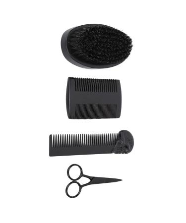 Premium Beard Brush Set with Styling Comb & Scissors - Ergonomic Handle for All Beard Types | International Shipping - Buy Online on GoSupps.com