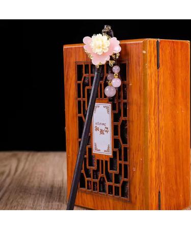 URFEDA Wooden Hair Sticks Chinese Hair Stick Vintage Flowers Hair Clips Elegant Hair Sticks Fashion Hair Stick Hair Accessories Chinese Style Wooden Hair Clips for Women Girls 2 Pieces - Buy Online on GoSupps.com