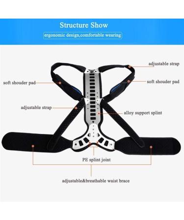 1Pcs Posture Corrector Back Support Comfortable Back and Shoulder Brace for Men Women - Medical Device to Improve Bad Posture (Size : Large) Made in China - Buy Online on GoSupps.com