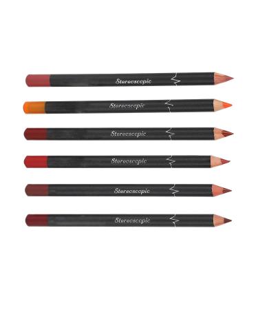 YUYTE 12Pcs Waterproof Lip Liner Contour Pencil Set - Smudge-Proof Matte Lipstick Makeup Tools for Perfect Lips - Buy Online on GoSupps.com