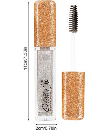 Glitter Lash Mascara Colored Glitter Mascara Sparkly Diamond Mascara Waterproof Long Lasting Eyelash for Women Glitter Eye Lash Mascara Lash Makeup for Wedding 8 - Buy Online on GoSupps.com