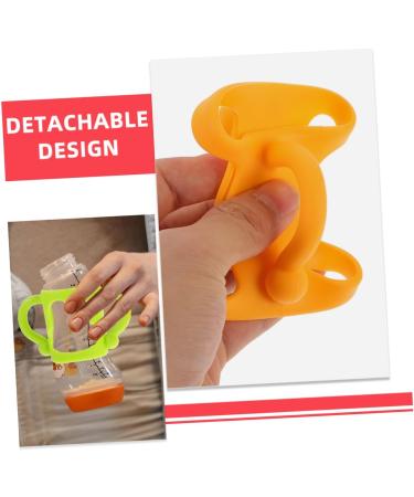 Abaodam 2pcs Silicone Bottle Handle Newborn Bottle Grip Nursing Bottle Handle Bottle Grip Bottle Handle Bottle Handles Milk Bottle Wide Mouth Silica Gel 13.00X7.00X6.50CM Assorted Color - Buy Online on GoSupps.com