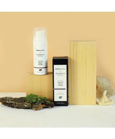 Green People Nordic Roots Truffle Night Cream 50ml | Natural Scandi Face Cream | Unscented Calming Night Cream for Sensitive Skin & All Skin Types | Ethyl Alcohol Free | Cruelty Free & Vegan - Buy Online on GoSupps.com