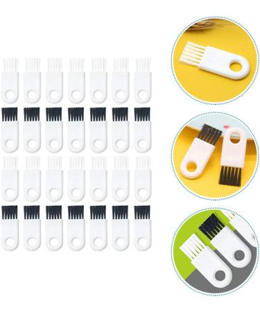 Minkissy 30-Piece Multi-Purpose Nylon Hairdressing Brush Set - Replacement Facial Tool for Trimmer & Razor - Black & White - 5x2cm - Buy Online on GoSupps.com