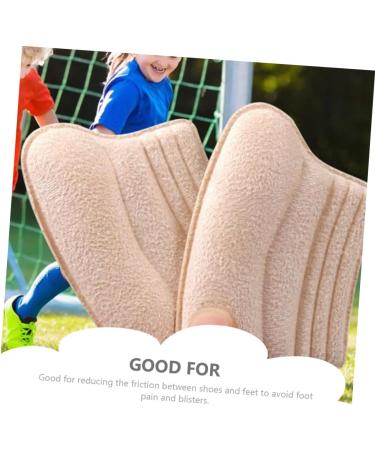 NOLITOY Heel Stickers - 4 Pairs Comfortable Half Size Heel Liners & Pads for Kids | Replaceable Shoe Supplies - Buy Online on GoSupps.com