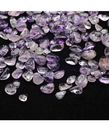 Natural Crystals and Stones 100g Stone Natural Amethyst Gravel Rock Crystal Quartz Polished Stone Specimen Degaussing Stone for Decoration Gift - Buy Online on GoSupps.com