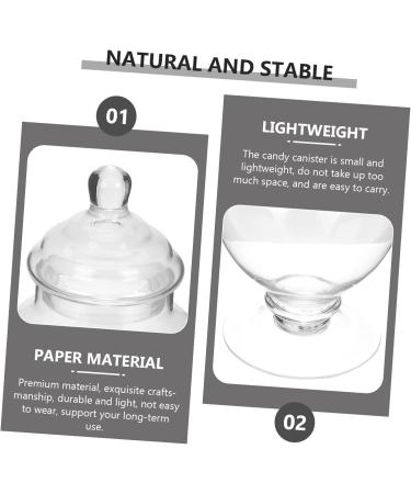 VILLCASE 4pcs Marshmallow Jar Apothecary Jars with Condiment Containers Coffee Cookies Wedding Dish Food Wedding Candy Dish Wedding Favors Buffet Canisters Candy Jar Glass Vase Christmas - Buy Online on GoSupps.com