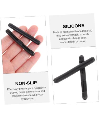Gleavi 20 Pairs Glasses Leg Covers & Band Holder - Slipproof Straps & Nose Pads for Women - No Ear Pads & Cushions - Black & White - 5.5x0.6cm - Buy Online on GoSupps.com