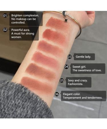 2-in-1 Lip Mud Mist Face Velvet Matte Lipstick with Cute Bear Keychain | Waterproof Long Lasting Lip Gloss | Portable and Natural (2 Colors) - Buy Online on GoSupps.com