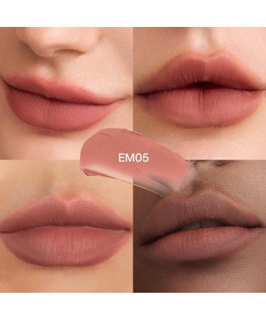 Buy INTO YOU Matte Liquid Lipstick - Long Lasting Waterproof Nude Lipstick with Brush | Lightweight No Transfer High Pigment (C-EM05-Sunset Nude) - International Shipping Available - Buy Online on GoSupps.com