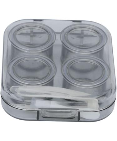 DEKAIM Contact Lens Container Kit - Transparent Portable Storage for Women & Girls (Gray) - International Shipping Available - Buy Online on GoSupps.com