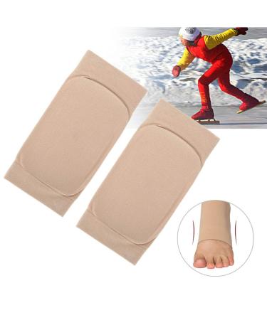 Soft Elastic Ankle Sleeve for Cracked Heels | Silicone Cushion Pad for Ice Skating | Breathable Foot Support - Buy Online on GoSupps.com
