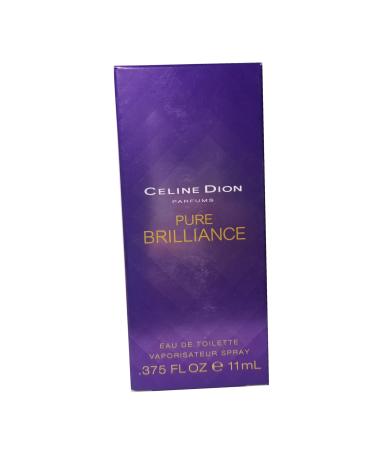 CELINE DION PARFUMS "PURE BRILLIANCE" EAU DE TOILETTE SPRAY .375 oz/11ml