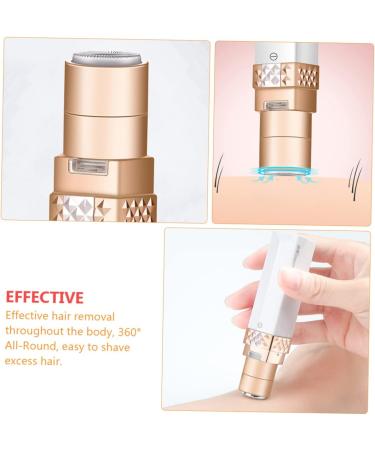Healeved Facial Hair Removal Device Eyebrow Hair Trimmer Personal Care Tool Electric Nose Hair Remover Gift for Women - Buy Online on GoSupps.com