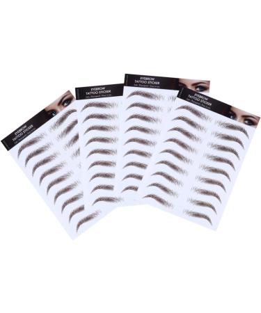 Beavorty 12 Pcs Eyebrow Stickers Tool Waterproof Makeup Imitation Eyebrow Make up Makeup Tools 4d - Buy Online on GoSupps.com