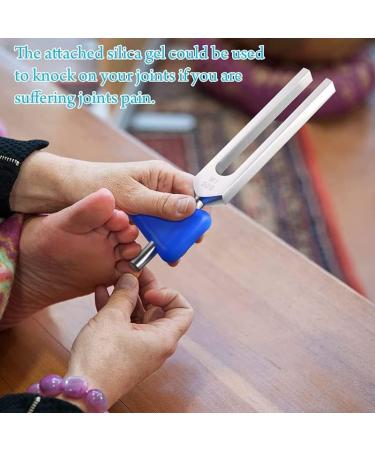 Bysameyee 528Hz Tuning Fork Medical with Taylor Percussion Hammer Mallet for Sound Healing Therapy - Aluminum Alloy Tuning Forks for DNA Repair and Instrument Tune - Buy Online on GoSupps.com