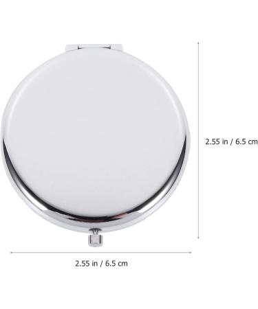 1pc Double Sided Folding Mirror Small Cosmetic Mirror Small Mirror for Purse Cute Compact Mirror Portable Makeup Mirror Mini Mirrors 2-sided Mirror Metal Handbag Travel Pocket - Buy Online on GoSupps.com