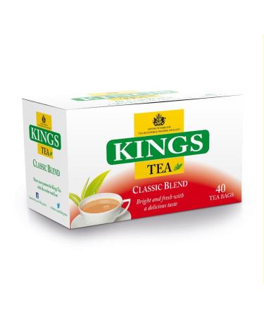 KINGS TEA CLASSIC 240 TEA BAGS 6 BOXES OF 40S