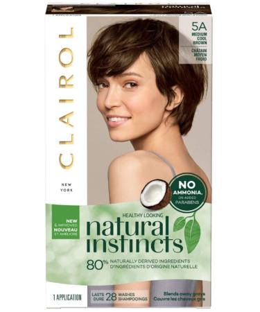 Clairol Natural Instincts Hair Color Medium Cool Brown 5A 1 ea